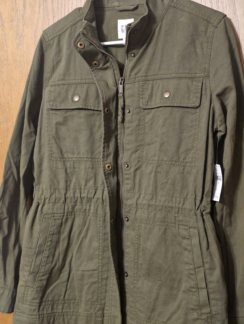 GAP Olive Green Women's Utility Jacket Small - Picture 2 of 5